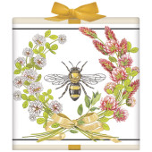 Bee Clover Wreath Tea Box- Breakfast
