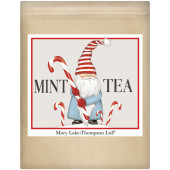 Gnome Candy Cane Wrapped Tea- Mint