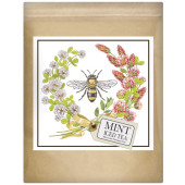 Bee Clover Wreath Wrapped Tea- Mint Iced