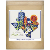 Texas Map Flowers Wrapped Tea- Mint Iced