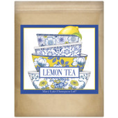 Lemon Blue Bowls Wrapped Tea- Lemon